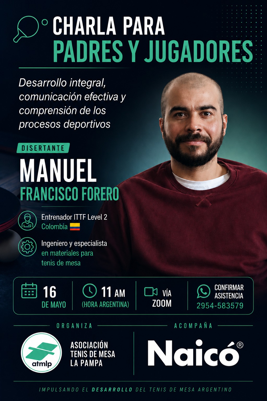 LA ATMLP INVITA A CLINICA VIA ZOOM PARA PADRES DE JUGADORES - Imagen 1